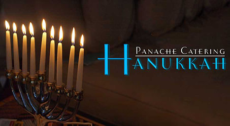Hanukkah Menu Catering Menu 2019 


We cater with a traditional Kosher menu. Prime Brisket with a jus, Roast Kosher Chicken or Turkey, Prokas, Boneless Stuffed Capon and home made matzo ball soup are some of the choices on our Complete, Deluxe and Gormet dinners all served with traditional Challah stuffing.